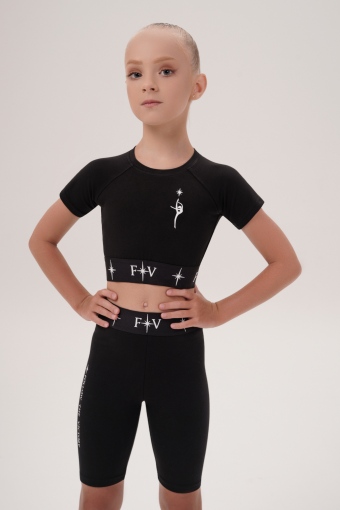 FV T-Shirt Mini Cotton Soft "Black" T0202